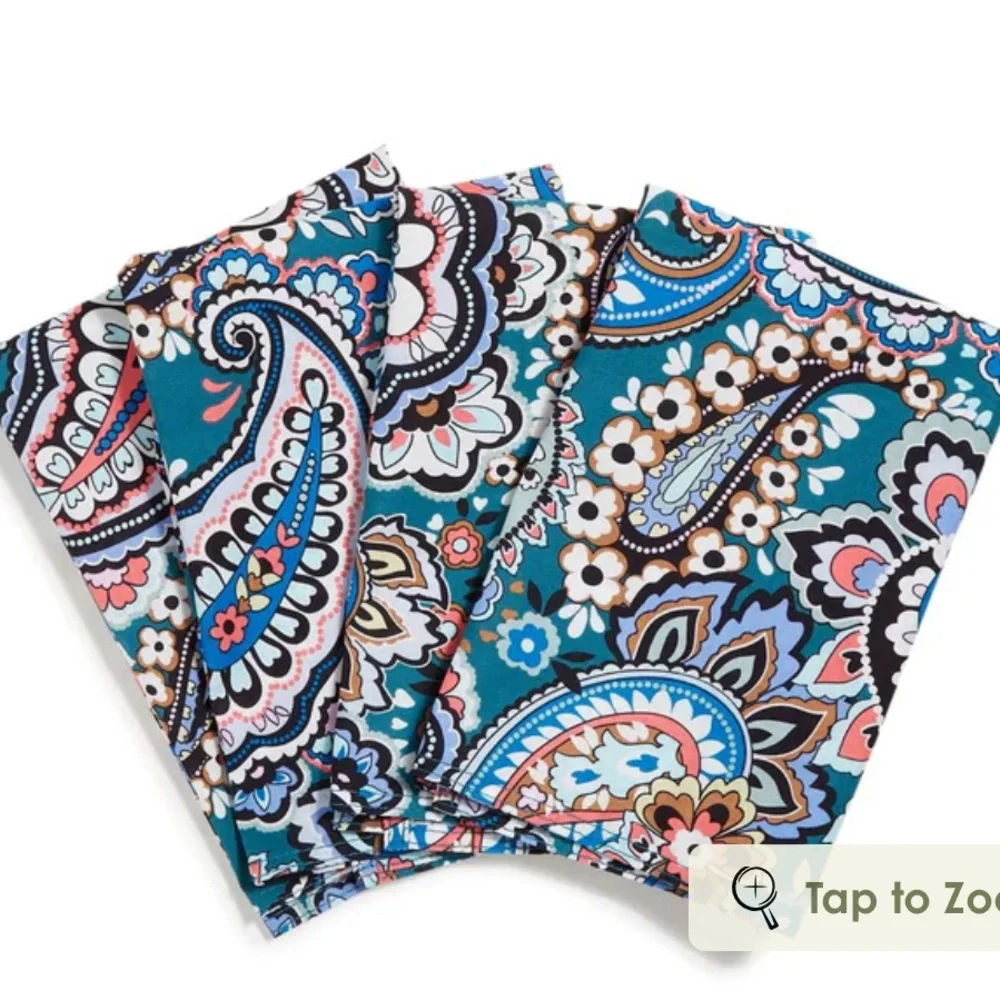Vera Bradley Napkins in Haymarket PaisleyJewel | Set of 4